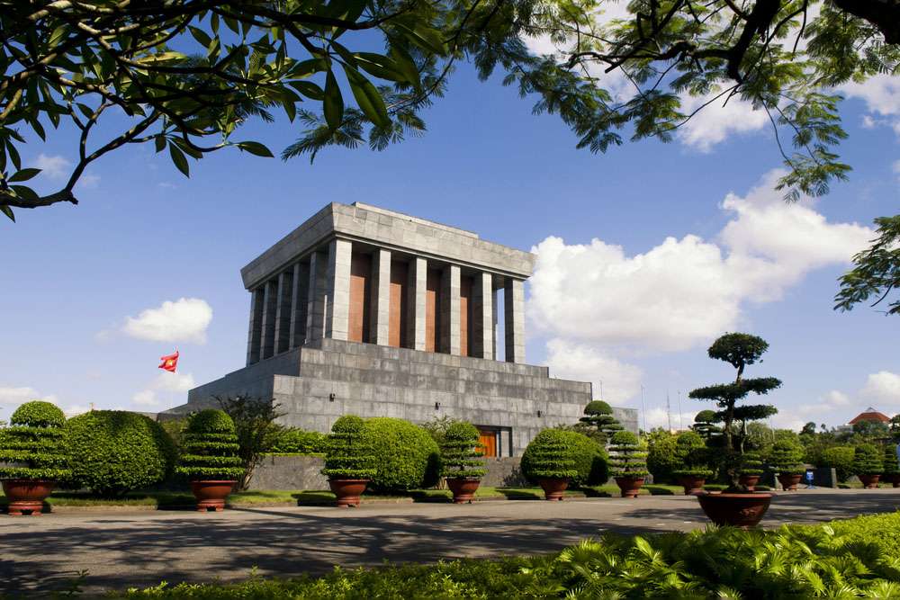 Le Mausolée de Hô Chi Minh à Hanoi, Vietnam